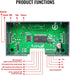 EMIHO 5-30V Nema17/23 1/128 Stepper Motor Controller DC Fit for Motor, Micro-Step Resolution Forward Reverse Delay Time