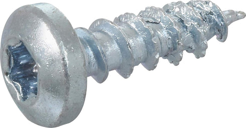 Power Pro Premium One Multi-Material Pan Head Screws, Zinc Plated Steel, #6 x ½ inch, Box of 50 Screws - Fasten in