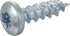 Power Pro Premium One Multi-Material Pan Head Screws, Zinc Plated Steel, #6 x ½ inch, Box of 50 Screws - Fasten in