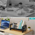 ELITEROO Desk Bookshelf, Small Book Shelf, Wooden Desktop Bookcase, Tilting Table Top Bookshelf for Home Office