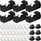 Yahenda 36 Pack Desktop Tape Dispenser with Non Skid Base, Transparent Tape and Replacement Cores for Home School