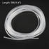 uxcell Silicone Tube 2mm ID X 3mm OD, 16.4' Flexible Rubber Tubing, Transparent Water Air Hose Pipe