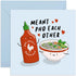 CENTRAL 23 Cute Anniversary Love Card for Him, Funny Valentines Day Card for Husband or Wife, Comes with Stickers