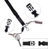 YOUOWO 5 Pack Neck Detachable Buckle Hook Breakaway Lanyards with Clear Vertical Badge Holder for Office Keys