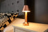 Dimmable Auraglow Copper Aluminium Rechargeable Remote-Controlled Colour Changing LED Table Lamp - Perfect for Bedside