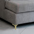 4pcs 13cm INOOMP Metal Furniture Legs Triangle Sofa Support Feet Heavy Duty Cabinet Table Replacement for Vanity Desk