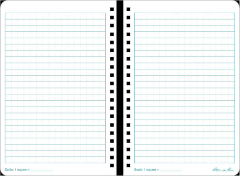 Rite in the Rain Weatherproof Notebook, 4.625" x 7", Yellow Cover, Universal Pattern (No. 373)