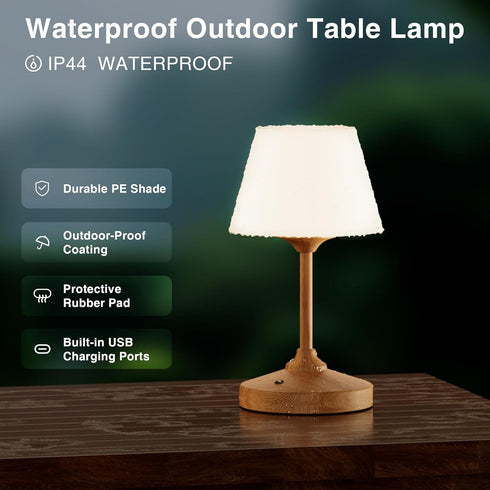 Lamp,5000mAh Dimmable Dawnwake Table Lamp Cordless Lamp,Outdoor Waterproof Shower Rechargeble Battery Operated Lamps