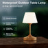 Lamp,5000mAh Dimmable Dawnwake Table Lamp Cordless Lamp,Outdoor Waterproof Shower Rechargeble Battery Operated Lamps
