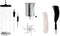 Eisco - Electrostatics Kit 7-Piece Set for Use with Van de Graaff