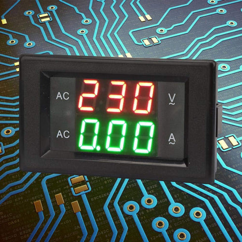 Fafeicy Digital Display AC Voltmeter, YB4835VA AC 500V/50A LED Ampere Meter, Multimeter