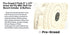 2 Pack 8” BBC Buffing Wheel - 60 Ply, Bleached Balloon Cloth for Bench Motor, Ultra Smooth Polishing Wheel