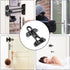 WellMade Bronze1 Pack) Swing Bar Door Lock Latch,Door Security Latch for Kids Safety and Home Security, Reinforcement