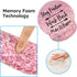 iCasso Large Pink Mouse Pad, 4in1 XXL Desk Mat with Wrist Rest and Coaster Set for Home Office