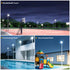 1 Pack 100W 10000LM 5.9FT IP65 6000K Leddictive LED Flood Lights Outdoor, Super Bright Floodlight Outside Work Light