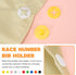 Darlingao 40Pcs Running Bib Clips, Race Bib Holder, Race Number Buckle Fixing System for Runners, Marathon, Triathlon