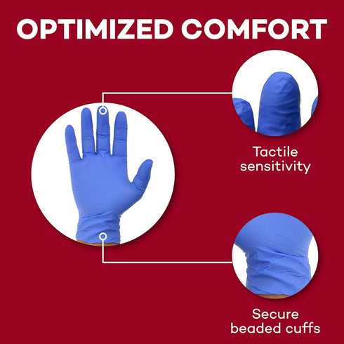 Dealmed Medical Exam Gloves - 200 Count Small Nitrile Disposable Gloves, Non-Irritating Latex Free for Medical Use