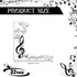TaoBary 32 Pack 3 x 3 Inch Music Themed Sticky Notes Funny Sticky Note Pads Sticky Notes Gift for Music Teacher Appreciation Musical Notes Message Reminder Pads for Office School Supplies