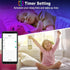 50ft Keepsmile Led Lights for Bedroom, Bluetooth Smart APP Control RGB Color Changing Led Strip Lights with Remote