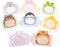 Cute Animal Sticky Notes | 8 Pack Kawaii Self-Stick Notes | Cartoon Markers Flags | 160 Sheets