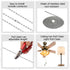 12 Inch Ceiling Fan Pull Chain Extender, Rudder Wheel Pendant Pull Chain Extension, Ceiling Fan Chain Ornament