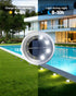 2.8 Inch 12 Pack, Mini Solar Ground Lights Solar Lights Outdoor Waterproof, Solar Garden Lights Outdoor Landscape