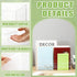 Hanging File Organizer Box - Acrylic File Folder Organizer for Letter Size Folders with Handles, Clear Desk Hanging