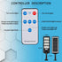 Lights,448LEDs 20000LM IP66 Viruhaka Solar Outdoor Street Lights with Hight Brightness, Waterproof Security Flood
