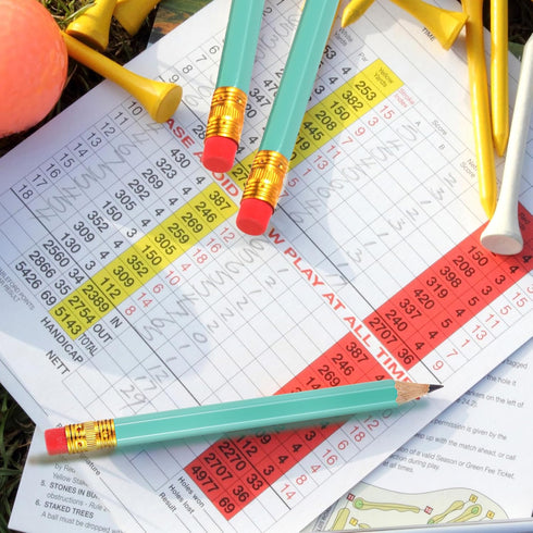 Chivao 288 Pieces Golf Mini Pencils Bulk, Pre Sharpened #2 HB Short Pencils with Eraser for Party Favors
