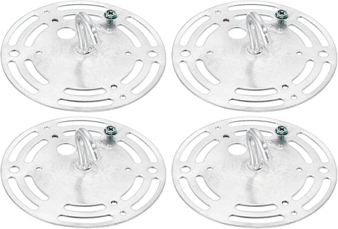 PATIKIL 4" Light Fixture Mounting Bracket, 4 Pack Light Crossbar Circle Mounting
