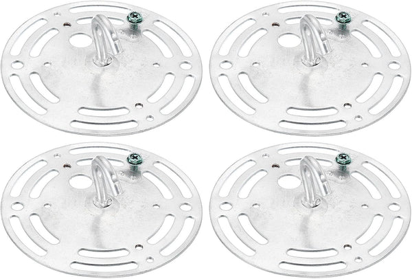PATIKIL 4" Light Fixture Mounting Bracket, 4 Pack Light Crossbar Circle Mounting