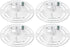 PATIKIL 4" Light Fixture Mounting Bracket, 4 Pack Light Crossbar Circle Mounting