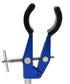 EISCO 2 Prong Burette Clamp on Stainless Steel Rod - Vinyl Coated, 4.25" Max Opening, 5.5" Rod