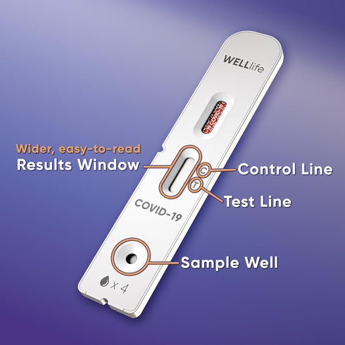 Covid-19 1 10 WELLlife Antigen Home Test, Covid Home Test Test FDA Authorized with Minute Results, Easy to use & No