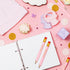 Crtiin 50 Pieces Baby Shower Pencils for Games, Golf Half Pencils, Mini Pencils, 4 Inch, Pink