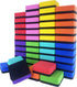 AWOWZ 48 Pack Mini Magnetic Whiteboard Dry Erasers - Bulk for Home, Office, Classroom Supplies (8 Color)