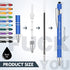 Teling Snarky Office Pens, Funny Ballpoint Pens with Rude Quotes, Vibrant Negative Passive Positive Message Pens
