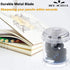 Manual Pencil Sharpener Double Holes Duty Metal Sharp Blade Jumbo Crayon XL Sharpener with Large Round Catches Sharpening Regular Pencils HB Graphite Colored Pencils for Students Teachers by WEKOIL