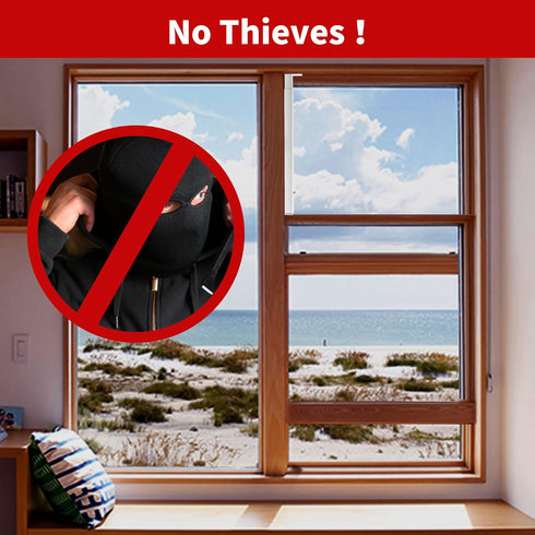 16.3-29.3 Inch(2 ZhouDaShu Adjustable Window Security Bars (Steel), Window Locks Bars Inside for Prevent Burglary