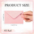 Outus 400 Pcs Bulk Gift Card Envelopes - Light Pink Mini Metallic Envelopes for Birthday and Wedding Invitations