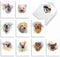 The Best Card Company - 20 Boxed Dog Cards with Envelopes (4 x 5.12 Inch) - Blank Assortment, 10 Designs