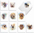 The Best Card Company - 20 Boxed Dog Cards with Envelopes (4 x 5.12 Inch) - Blank Assortment, 10 Designs