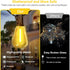26Ft ST38 Lights,12+1 LAMPHOME Outdoor Yellow String Lights, Connectable Waterproof Patio Shatterproof LED Hanging