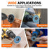 Avresecie 23PCS 2 Inch 1/4 Inch 40/60/80/120 Die Grinder Flap Disc, Roll Lock Discs with Holder Grits,Sanding Discs