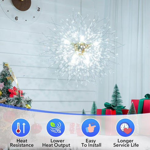 MAXvolador G9 LED Bulb Dimmable, Daylight White 6000K, 40W T4 Halogen Equivalent, 4W G9 Light Bulbs, 6 Pack