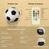 GYZLK 9 Dimmable (5.12 inch) Soccer Silicone Night Light, Soft Colors with Remote Timer, Rechargeable, Battery Operated