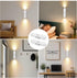 STHF 4 Pack Closet, (7 Rechargeable Smart LED Motion Sensor Ambient Light, Auto-On Multi-Color Changing Magnetic Wall