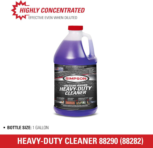 88282 1 Simpson Cleaning Concentrated Soap Solution for Pressure Washers and Spray Bottles, Use on Concrete, Vinyl