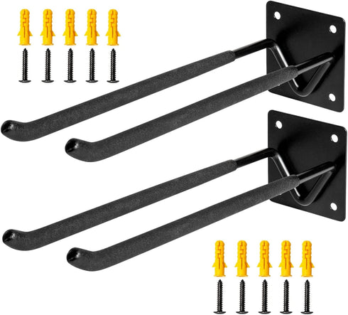 Gocenyi Garage Hook Hangers 2 Pcs, Shovel Holder Wall Mount, Rake Racks, Upgraded