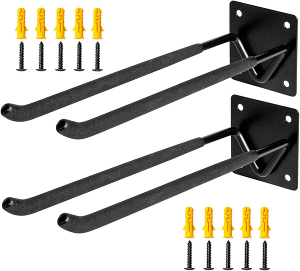 Gocenyi Garage Hook Hangers 2 Pcs, Shovel Holder Wall Mount, Rake Racks, Upgraded